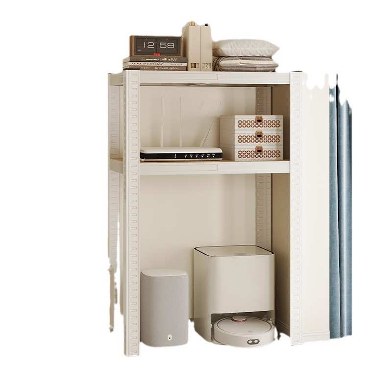 家用饮水机柜扫地客厅钢制空书架上方置架展示物下收纳落地机器人