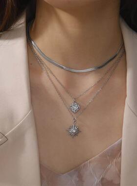 天际新波西米亚太阳星吊坠项炼为妇女染色