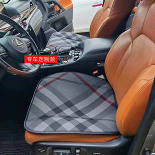 K纯棉汽车坐垫防滑免绑高端定制单片前后排无靠背屁股垫三件套