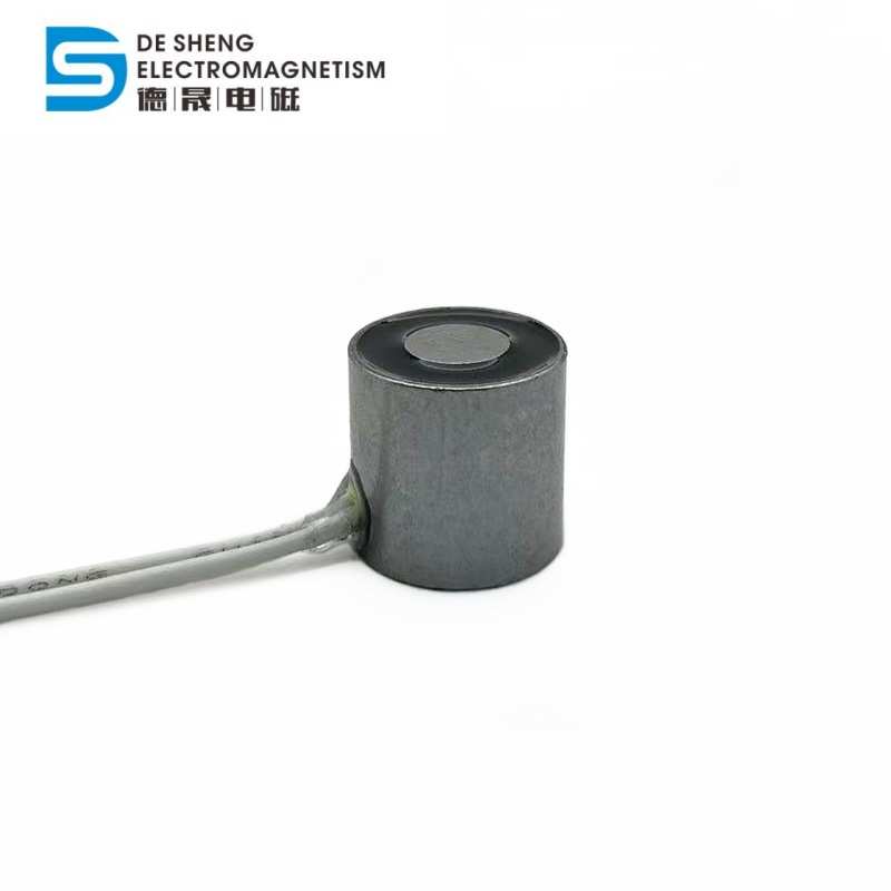 吸力电磁铁微型电磁铁1212直流圆形吸盘式10ndc24v设备升降吸盘