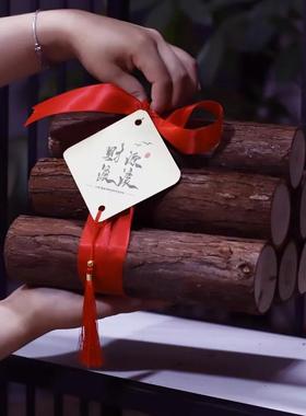 新居木柴搬家柴火装饰装饰摆件