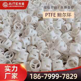 硝盐项目用四氟鲍尔环填料DN25*25*2.0mm-PTFE增强型鲍尔环