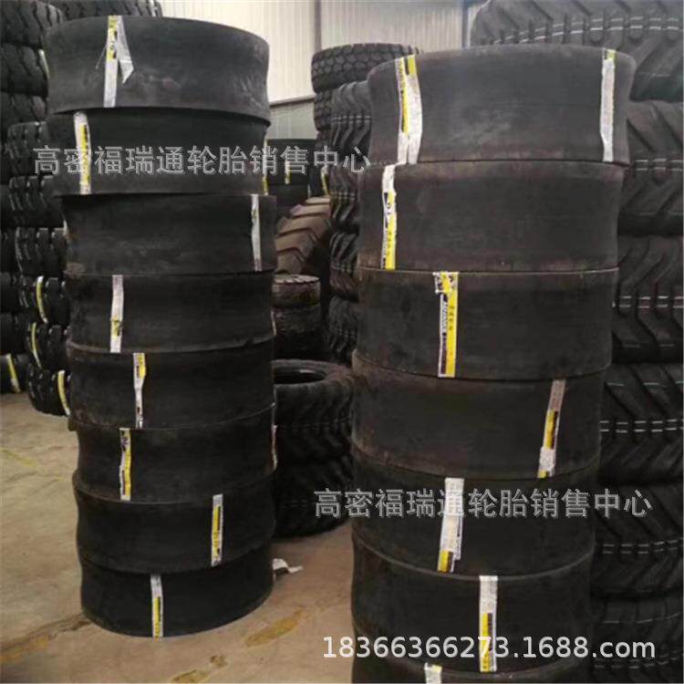 压路机光面胶轮工程机械轮胎10.5/80-16斜交充气加厚耐磨耐扎轮胎