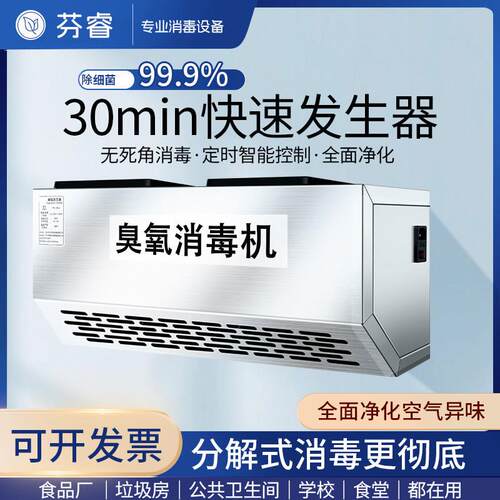 壁挂式智能臭氧产生器除臭消毒机食品厂车间垃圾房商用杀菌设备