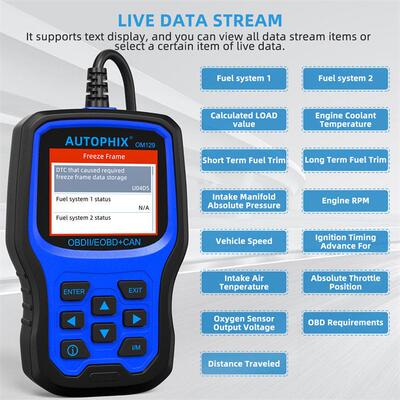 外贸海外 Autophix OM129 Enhanced Automotive OBD2 Scanner