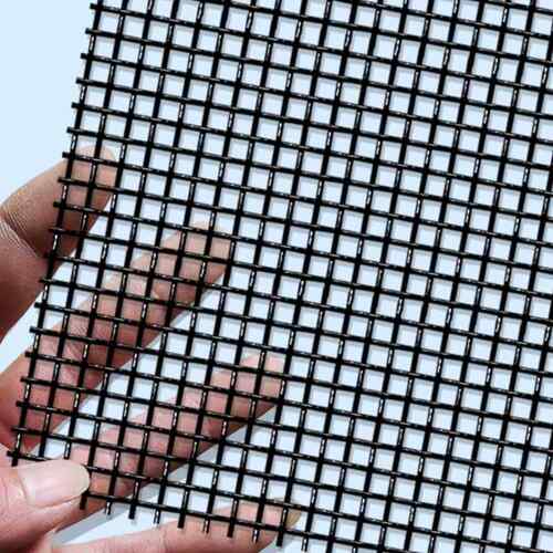 鱼缸垫板盖板隔离板不锈钢网格透气防跳缸底过滤金属网黑色编织网