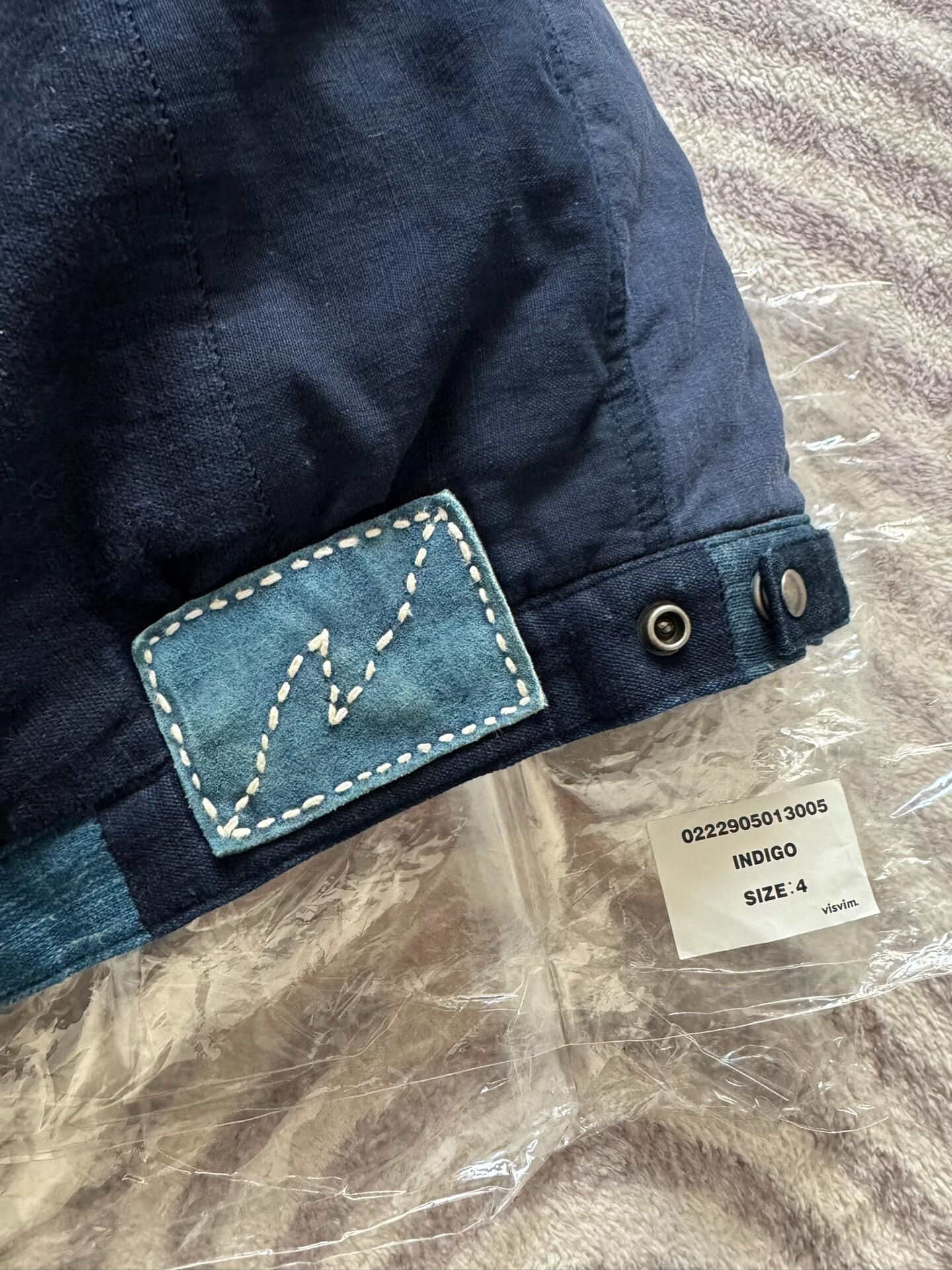 VISVIM 22AW ICT 101XX Down Jacket — label