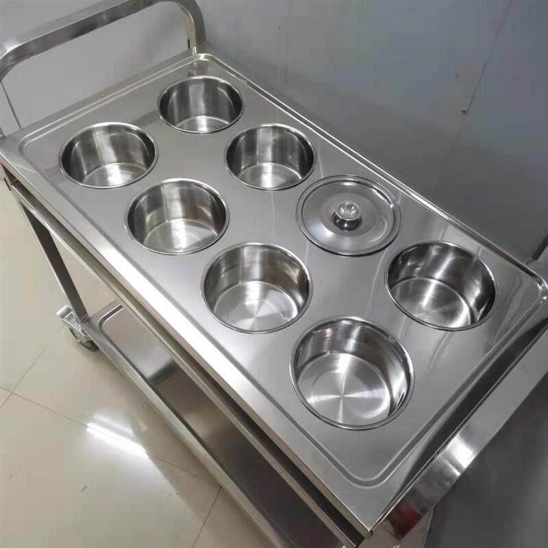 不锈钢厨房调料车商用饭店移动料车餐厅火锅佐料车水壶推车调厂家