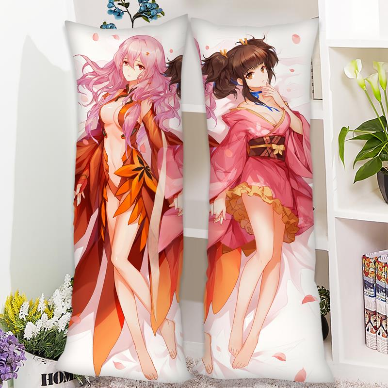 高档罪恶王冠楪祈头等身抱枕长动漫卡通宅男枕枕套抱来图定做定制