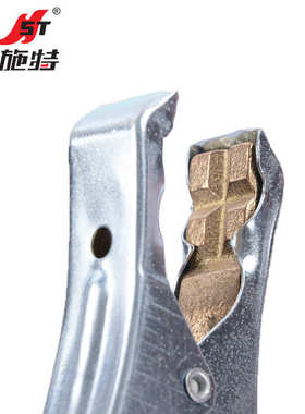 NST耐施特汽车打火线电瓶线搭火线纯铜夹子鳄鱼夹强力大号加厚