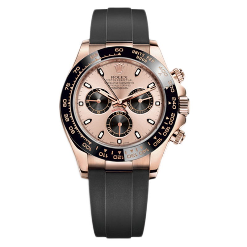 盒证[9.8新]劳力士宇宙计型迪通拿18K玫瑰金计时男表116515