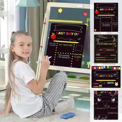 First Day Of School Chalkboard Reusable First & Last Day Of