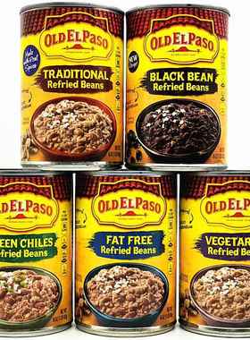 Old El Paso Traditional Refried Beans欧帕墨西哥风味豆茸罐头