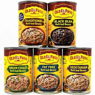 Old El Paso Traditional Refried Beans欧帕墨西哥风味豆茸罐头