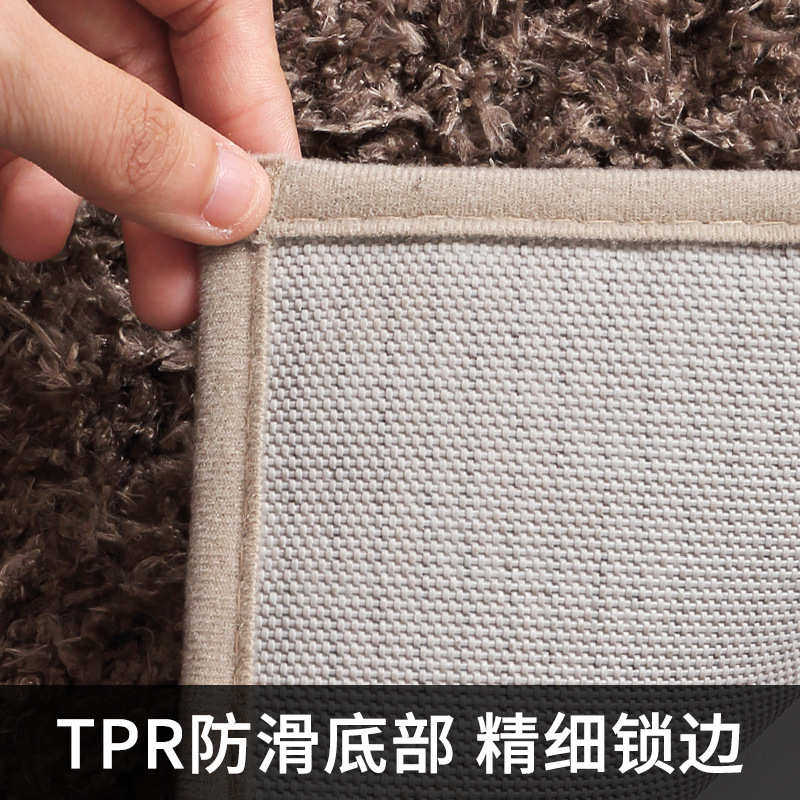 秋冬纯色现代简约家用客厅地毯易打理可机洗宠物地垫满铺床边垫,居家布艺,地毯,淘宝优惠券,粉丝福利购,淘宝优惠卷
