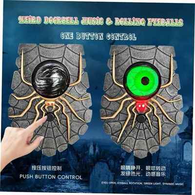 Halloween Horror Spider Doorbell万圣节恐怖蜘蛛门铃