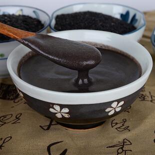 黑芝麻糊代餐粥黑豆粉无糖低女性调理即食卡路里饱腹感强营养食品