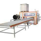 厂家直销玻镁板手工净化板淋胶机现货双组份AB聚氨酯淋胶机涂胶机