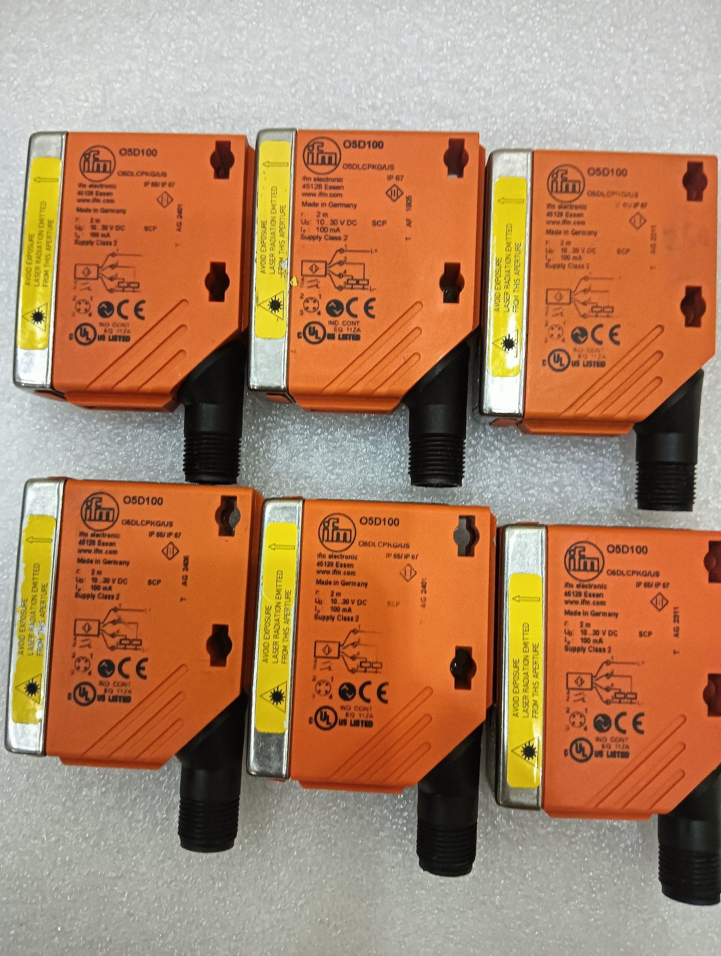 易福门O5D100，现货，仅试机，功能包好，配包装盒