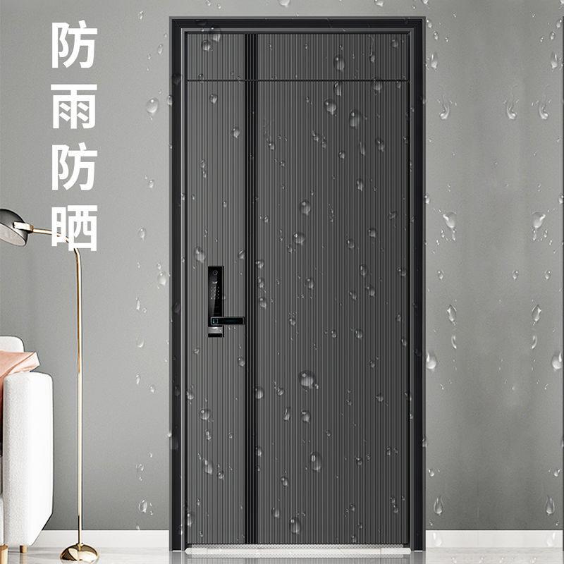 甲级防盗门入户进户门锌合金加厚钢板别墅家用安全大门现货防盗门