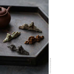 2017出品全手工小太湖石山子茶针搁随型笔架笔搁 xyt清物堂 茶席
