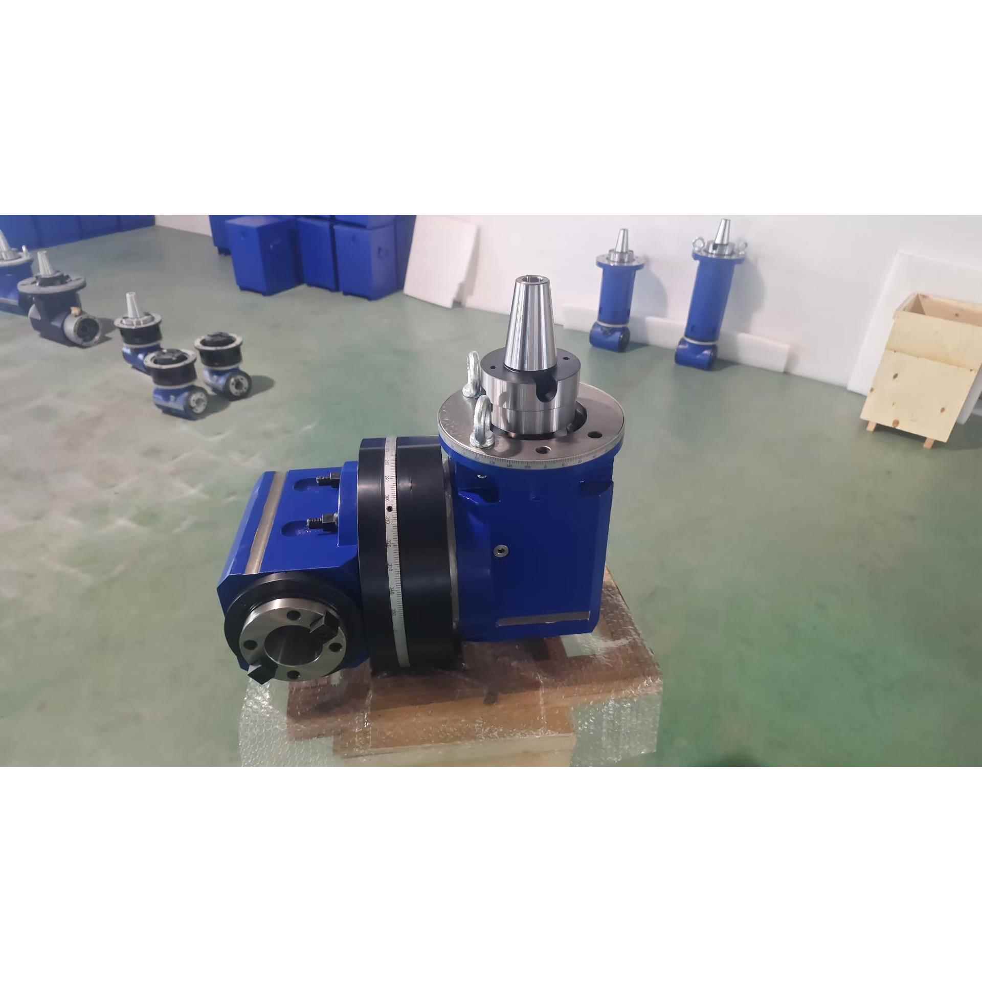 龙门立式卧式加工中心BT40 BT50重型侧铣头万向铣头双输出铣头