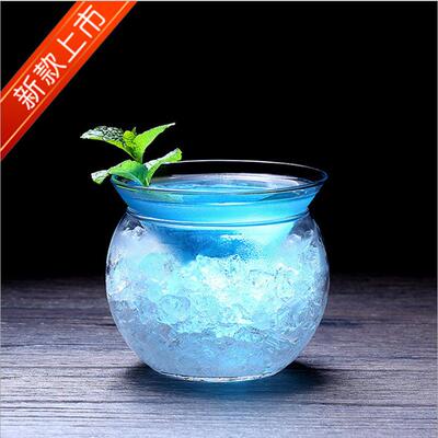 马天尼分子鸡酒杯三圆球鸡尾角底座冰镇带鸡尾酒杯创尾意杯圆球鸡
