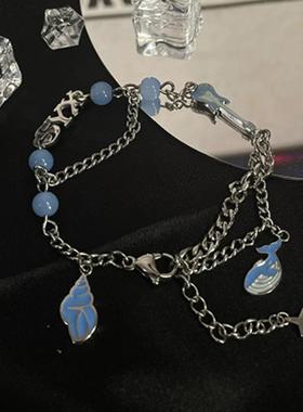 宋亚轩属性吉他手链时代少年团海螺鲸鱼高级简约风独特设计ins