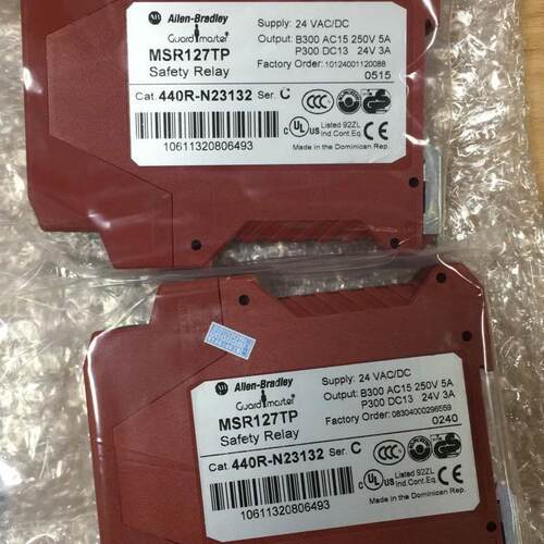 AB 安全继电器MSR127T MSR132E CR-P024DC1盾构机配件 现货库存