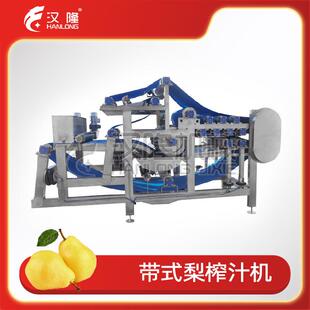 厂家供应大型商用带式 梨榨汁机设备苹果石榴青苗梅干菜等榨汁脱水