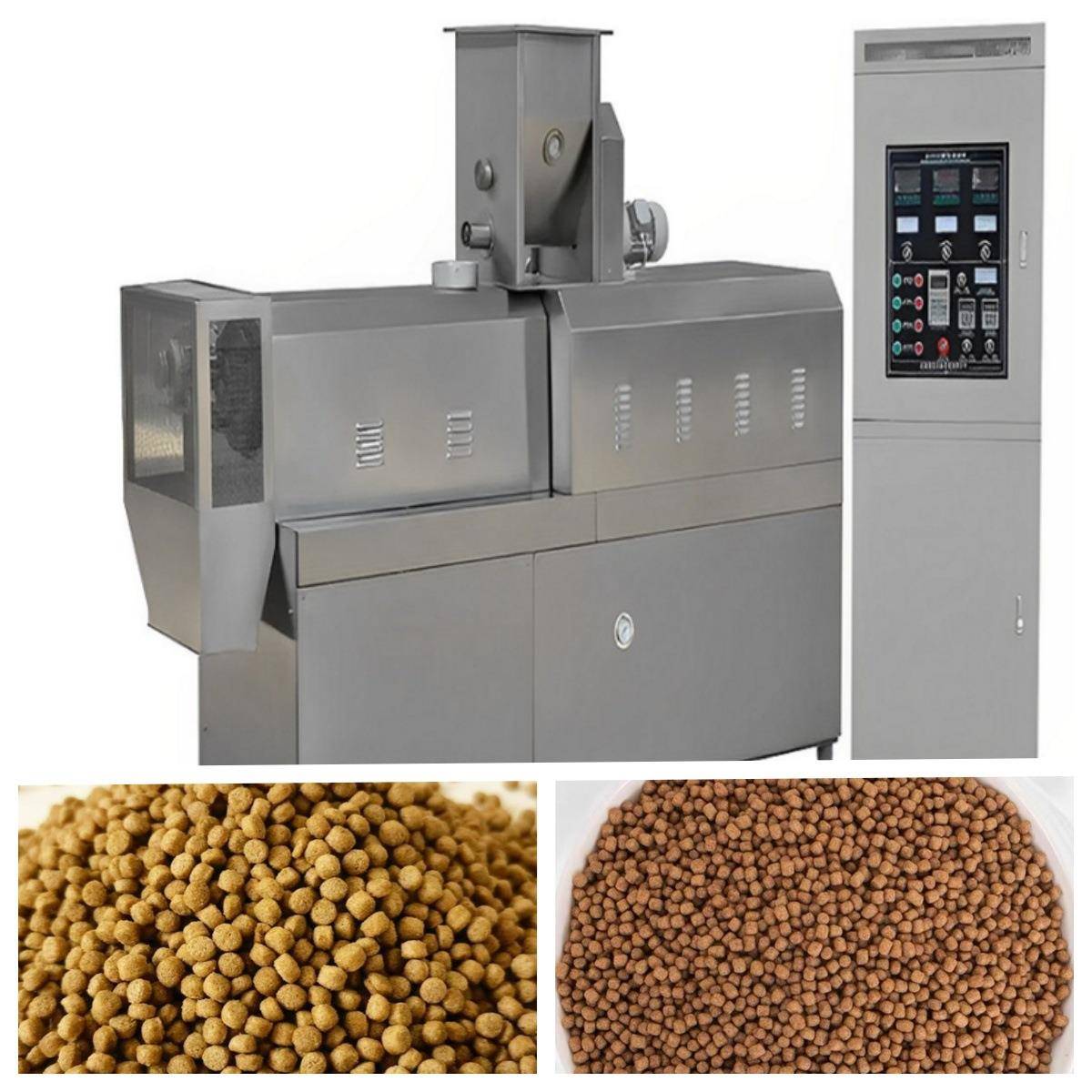 宠物饲料膨化机 猫粮生产线 小型狗粮膨化机 小型饲料颗粒膨化机