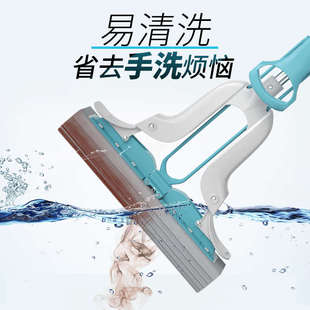 海绵拖把家用一拖胶棉头对折式 95N2024新款 吸水净地拖免洗大号