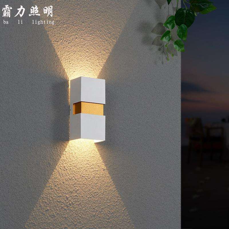 LED复古壁灯防水楼梯过道简约外墙壁灯别墅庭院灯阳台壁灯门厅灯
