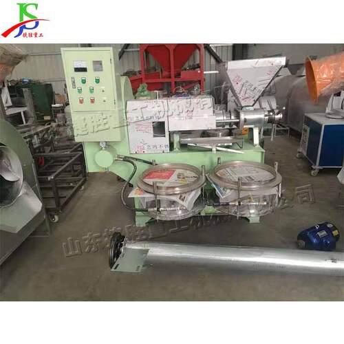自动化螺旋榨式油机JS-125食型油厂QQX用油压榨机玉米豆类出油机
