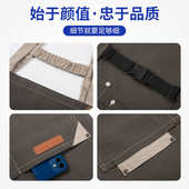 涤棉H型交叉肩带围裙定制工装 文化衫 印logo促销 夏季 广告衫 定做字