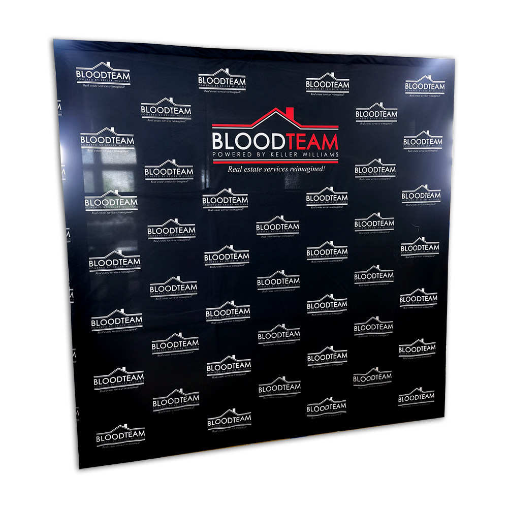 厂家批发布拉网展示架广告背景墙活动签名墙便携式可折叠来图制作