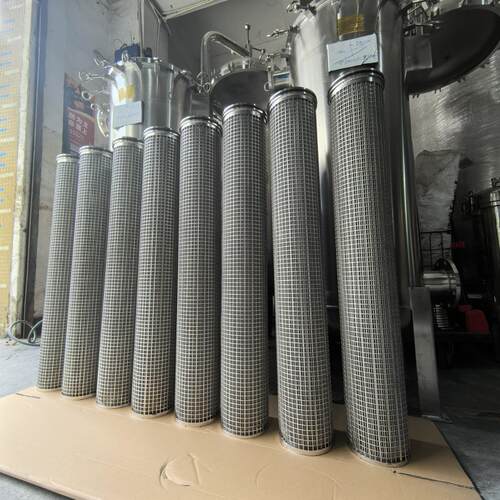 湛蓝纯304/316高温气体粉尘大流量折波滤芯过滤器气固分离过滤