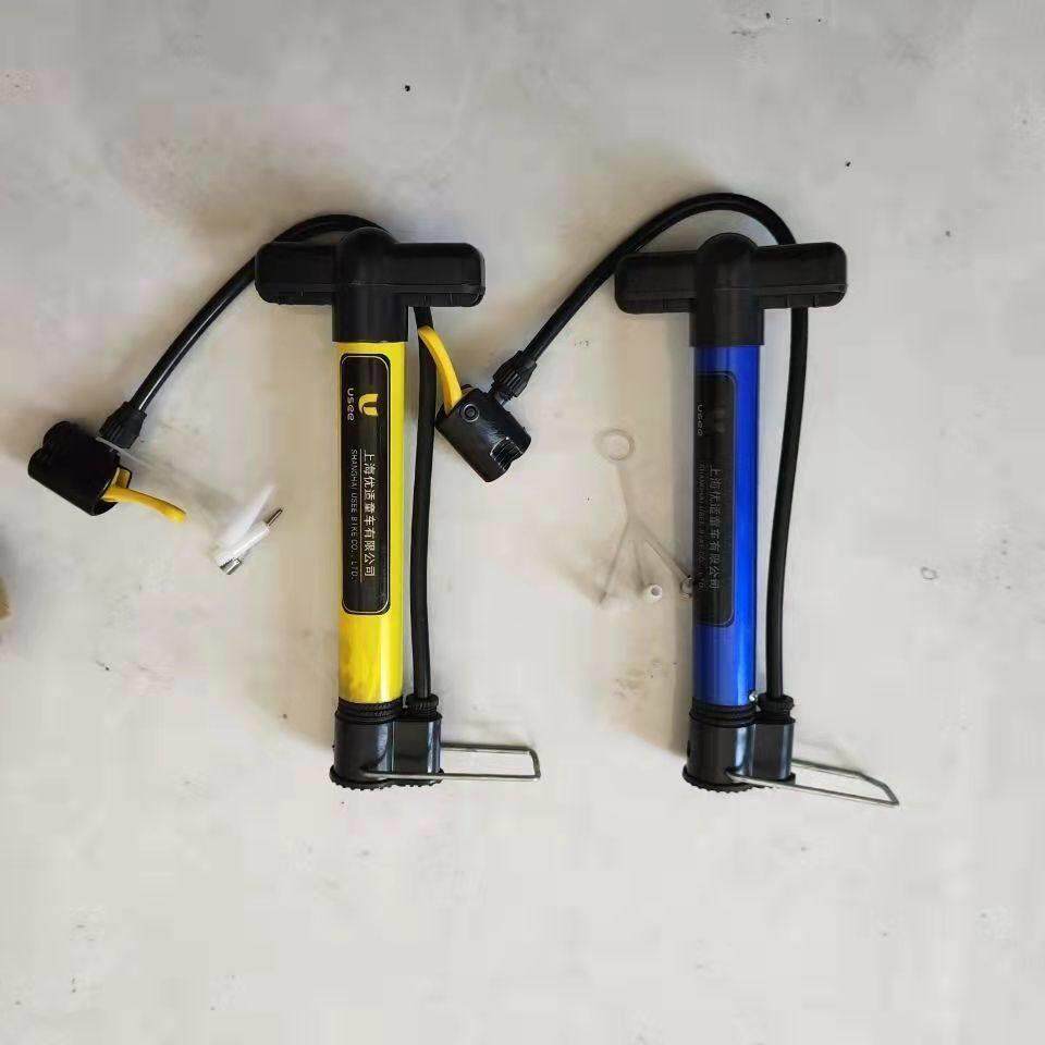 小型打气筒自行车高压可携式家用电动车篮球通用打气筒迷你气管子