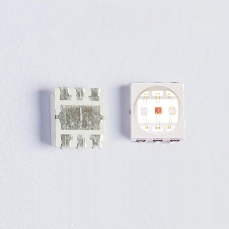5054RGB灯珠三合一贴片舞台灯珠5050rgb3W全彩金线户外亮化水族灯