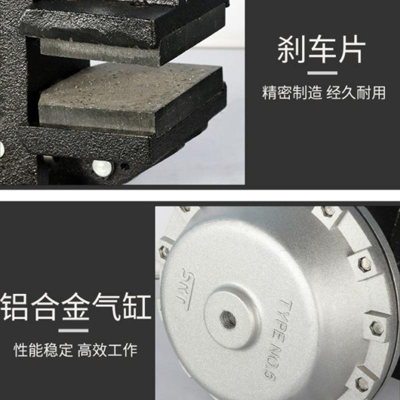 台湾DBG-104/利迅卧H式空压制动器DB-205刹盘气压圆刹碟式车气动
