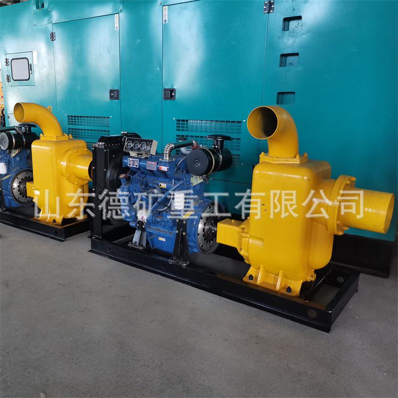 移动防汛水泵大型抽水泵500/1000立方自吸抗洪排涝柴油机泵车