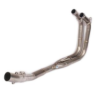 摩托跑车川崎ninja400钛合金前段小忍者Z400前段改装 不锈钢连接管