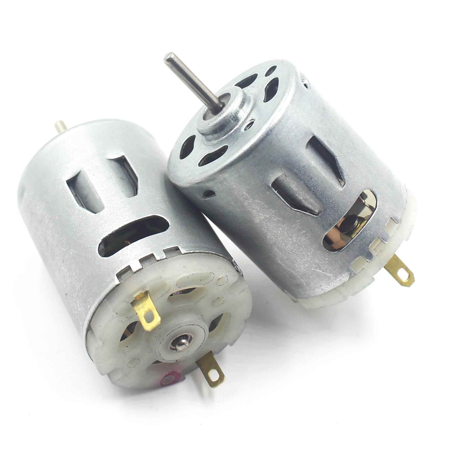 365/385微型直流小电机5级转子DC12v18v24v36V多用途 diy马达配件