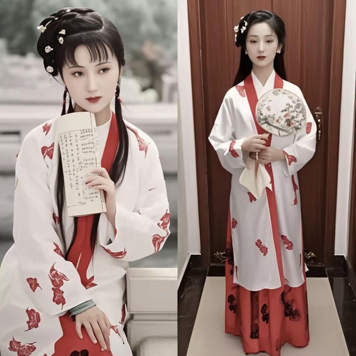 小戏骨红楼梦林黛玉同款贾宝玉服装87版话剧服儿童古装汉服演出服图片