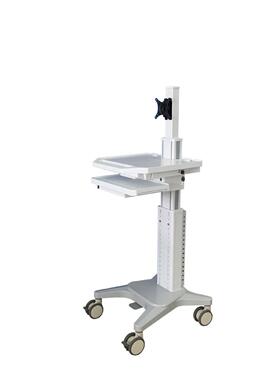 物联网设备推车 工作站推车 气弹簧升降台车HIS系统台车