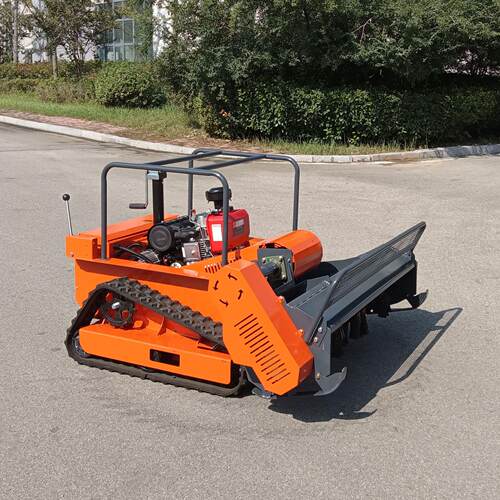 出口法国农用遥控割草机 lawn mower果园田地除草机 履带式割草机