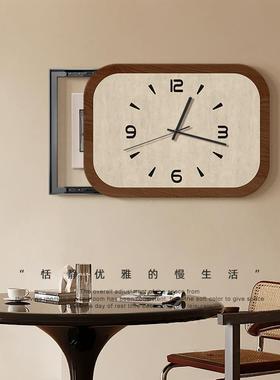 法式复古电表BQ801743装饰画带时钟古风配电表中箱弱电箱电闸箱盒