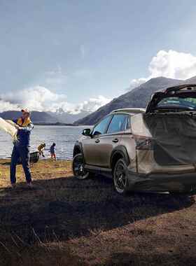 汽车防网蚊虫窗备遮阳帘车载车后门磁性磁吸FWSC-1后箱纱纱窗帘尾