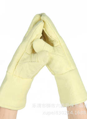 CASTONG卡司顿500度耐高温手套 五指隔热工业烤箱棉ABY-5T-34