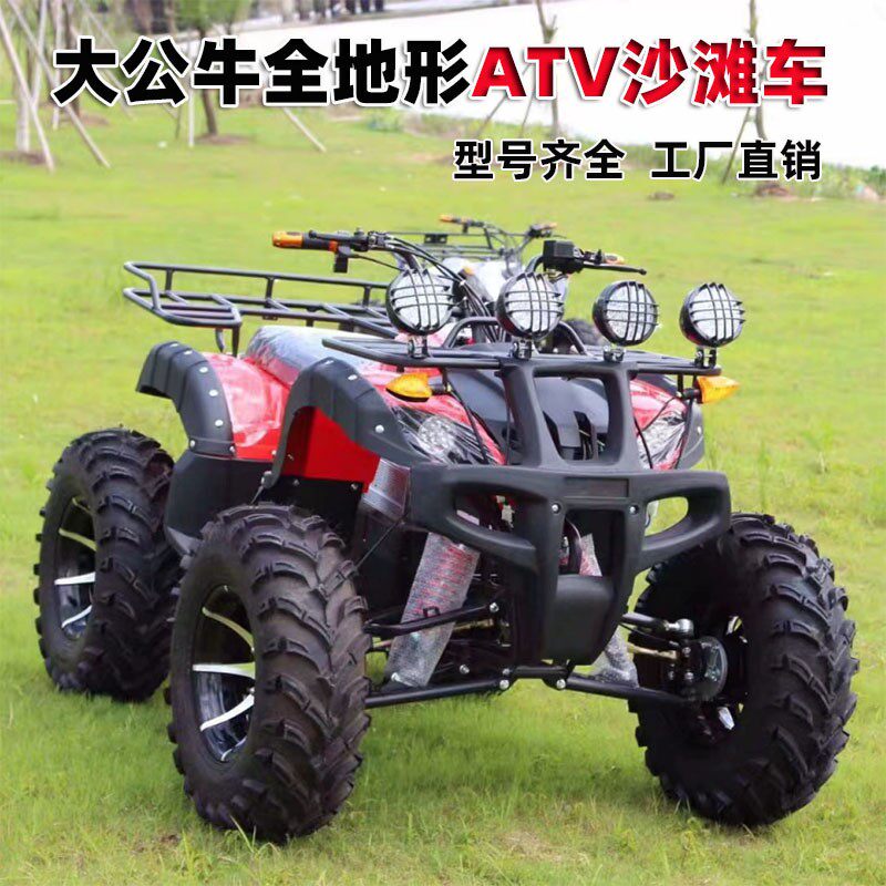 大公牛山地车轴传动全地形四轮越野摩托车200休闲娱乐成人沙滩车